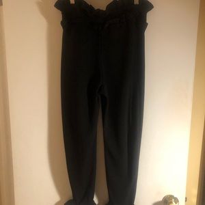 Black Ruffle pants